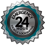 24 Hour Mobile Emergency Locksmith Badge
