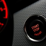 Start Stop Engine Button In Sport Car